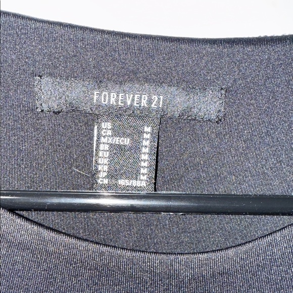 Forever 21 Charcoal Long Sleeve Top - Picture 4 of 5
